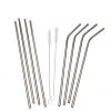 Mind Reader Reusable Metal Straws, 8 pk., Silver, SSTRAW8-SIL 2 Mind Reader Reusable Metal Straws, 8 pk., Silver, SSTRAW8-SIL -Mind Reader store 1644802