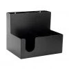 Mind Reader 6-Compartment Station, Multi-Section Organizer, Black Royal, STRAWCO-BKRY -Mind Reader store 1644815