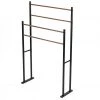 Mind Reader 4-Bar/2-Tier Towel Rack, Black, TBAR24-BLK 2 Mind Reader 4-Bar/2-Tier Towel Rack, Black, TBAR24-BLK -Mind Reader store 1644824