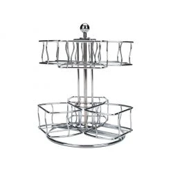 Mind Reader Tea Bag Carousel, Silver, TBWIRE60-SIL