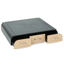 Mind Reader Anchor Triple Drawer Single Serve Coffee Pod Holder, Brown, TRAY6-BRN