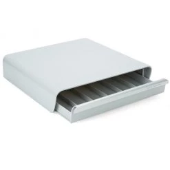 Mind Reader Compact Single Serve Coffee Pod Holder, Gray, TRY26PC-GRY