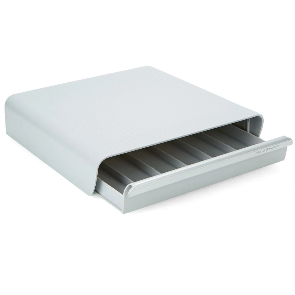 Mind Reader Compact Single Serve Coffee Pod Holder, Gray, TRY26PC-GRY 3 Mind Reader Compact Single Serve Coffee Pod Holder, Gray, TRY26PC-GRY