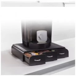 Mind Reader Triple Drawer K-Cup Single Serve Coffee Pod Holder, Black, TRY3PC-BLK 5 Mind Reader Triple Drawer K-Cup Single Serve Coffee Pod Holder, Black, TRY3PC-BLK -Mind Reader store 1644855 A1