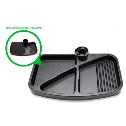 Mind Reader Under Desk Organizer, Black, 7 in. x 13.75 in. x 1.12 in., Installs on Any Desk up to 1.5 in. Thick, UDSWIV-BLK 11 Mind Reader Under Desk Organizer, Black, 7 in. x 13.75 in. x 1.12 in., Installs on Any Desk up to 1.5 in. Thick, UDSWIV-BLK -Mind Reader store 1644862 A3