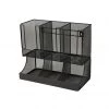 Mind Reader 6-Compartment Upright Organizer, Black, UPMESH-BLK 1 Mind Reader 6-Compartment Upright Organizer, Black, UPMESH-BLK -Mind Reader store 1644879