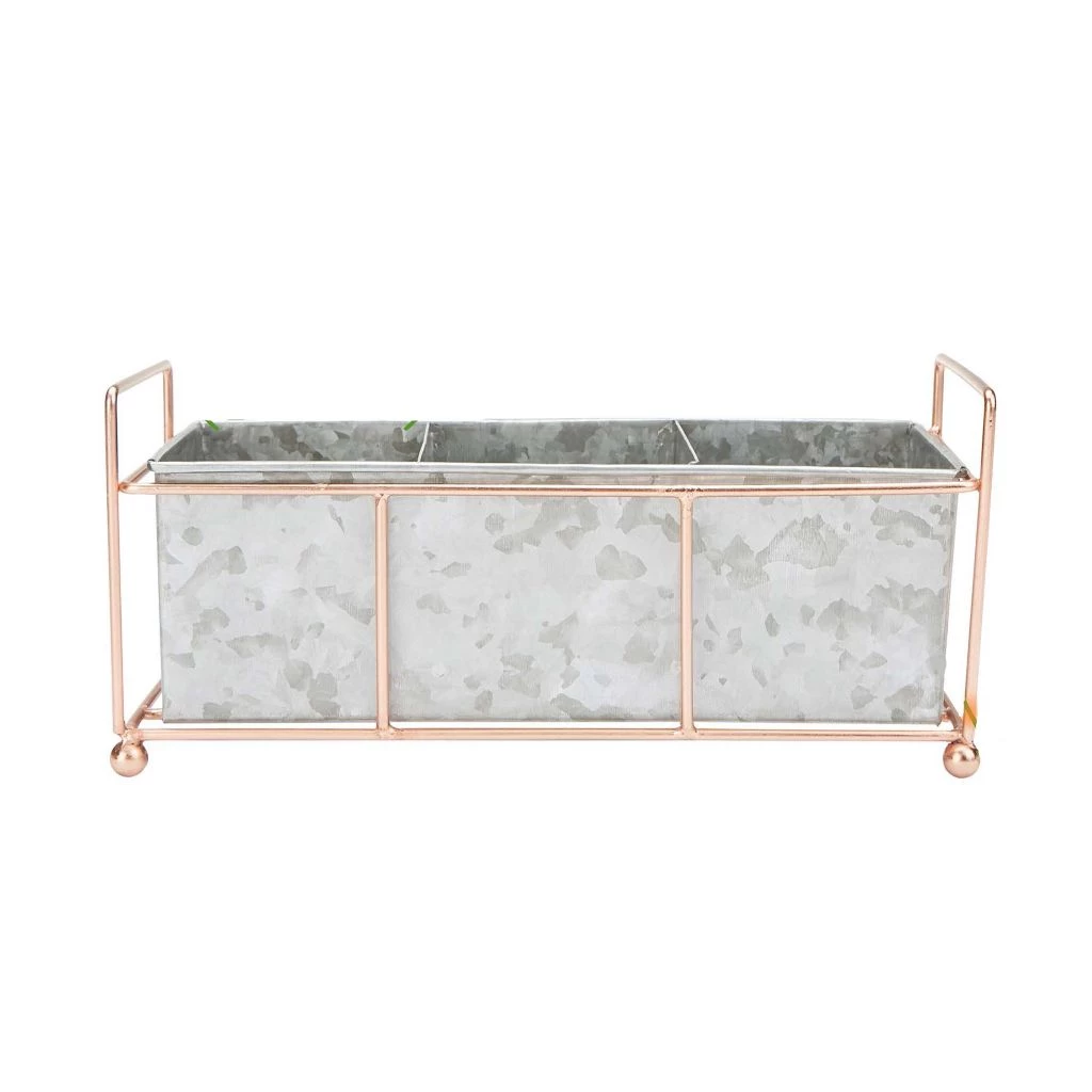 Mind Reader 3-Section Utensil Holder Wire Base, Silver, WIRUTE3-SIL 3 Mind Reader 3-Section Utensil Holder Wire Base, Silver, WIRUTE3-SIL