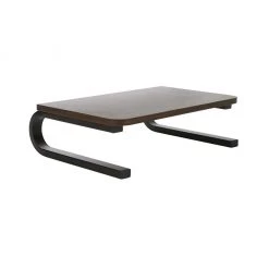 Mind Reader Wood Top Monitor Stand, Brown, WOODMON-BRN