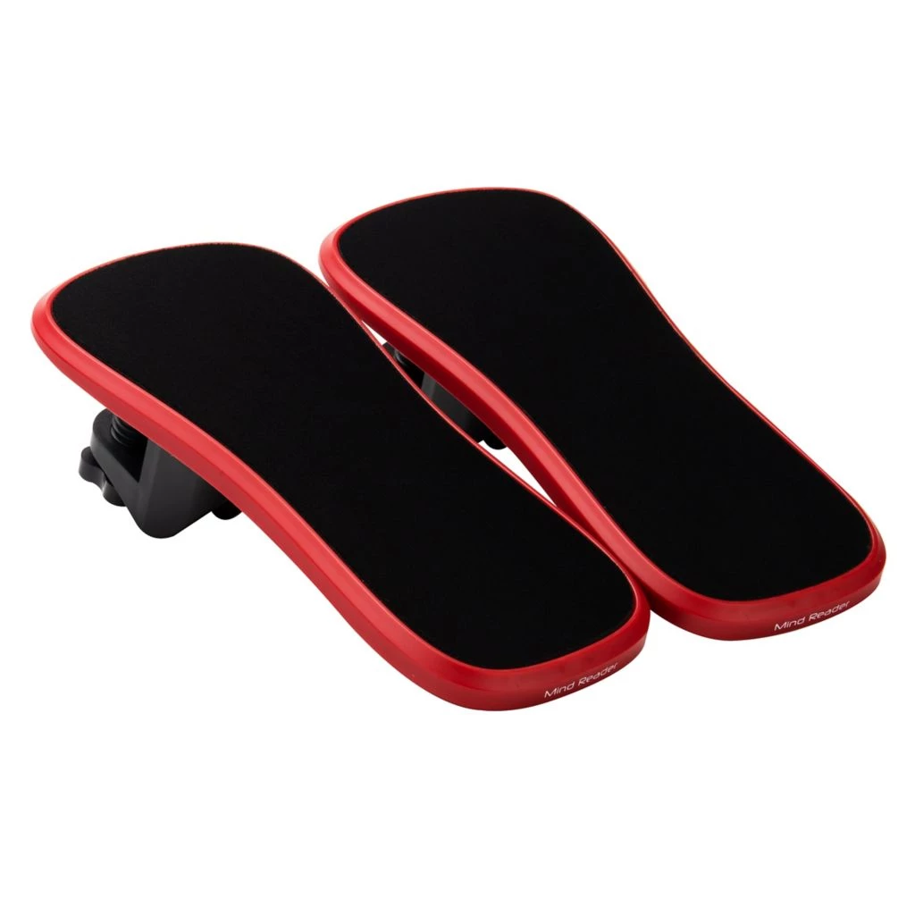Mind Reader Wrist Rest Pad Clamps, Red, 2 Pack, WREST2-RED 3 Mind Reader Wrist Rest Pad Clamps, Red, 2 Pack, WREST2-RED
