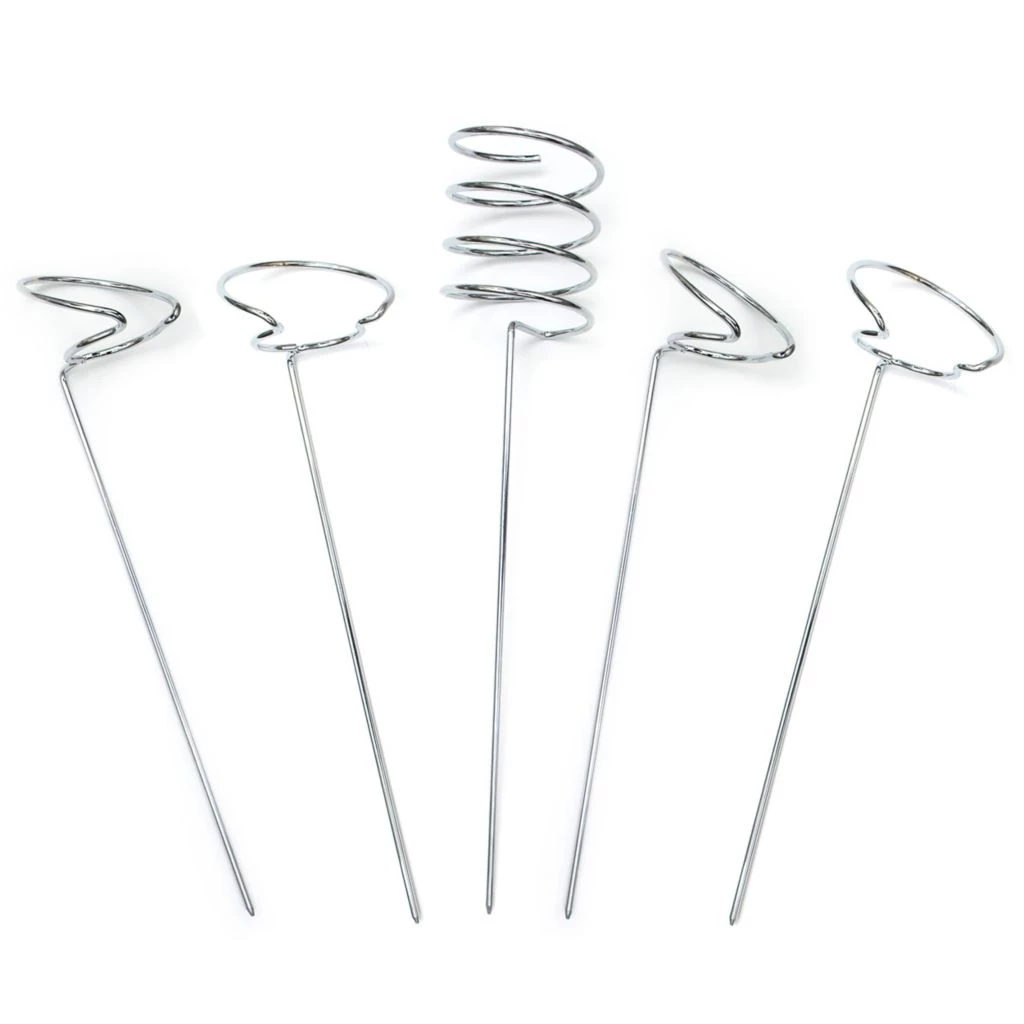 Mind Reader 5 pc. Metal Wine Bottle and Glass Holder Sticks Set, Silver, WSTIX5-SIL 3 Mind Reader 5 pc. Metal Wine Bottle and Glass Holder Sticks Set, Silver, WSTIX5-SIL