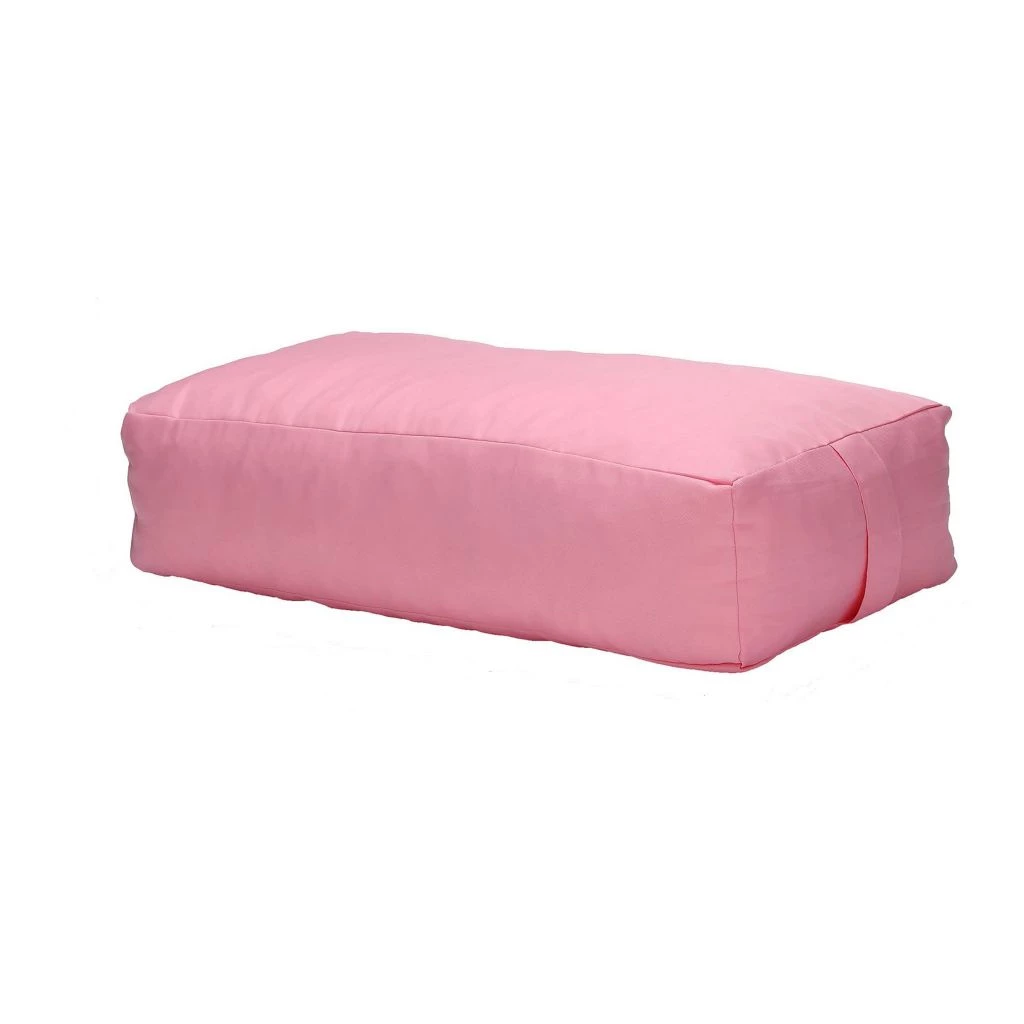 Mind Reader Square Yoga Bolster, Pink 3 Mind Reader Square Yoga Bolster, Pink